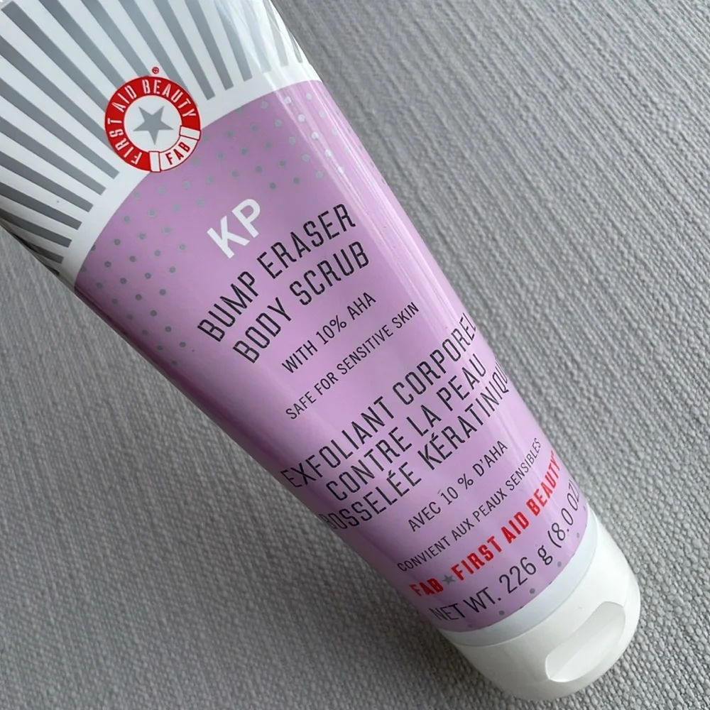 First Aid Beauty KP Bump Eraser Body Scrub with 10% AHA